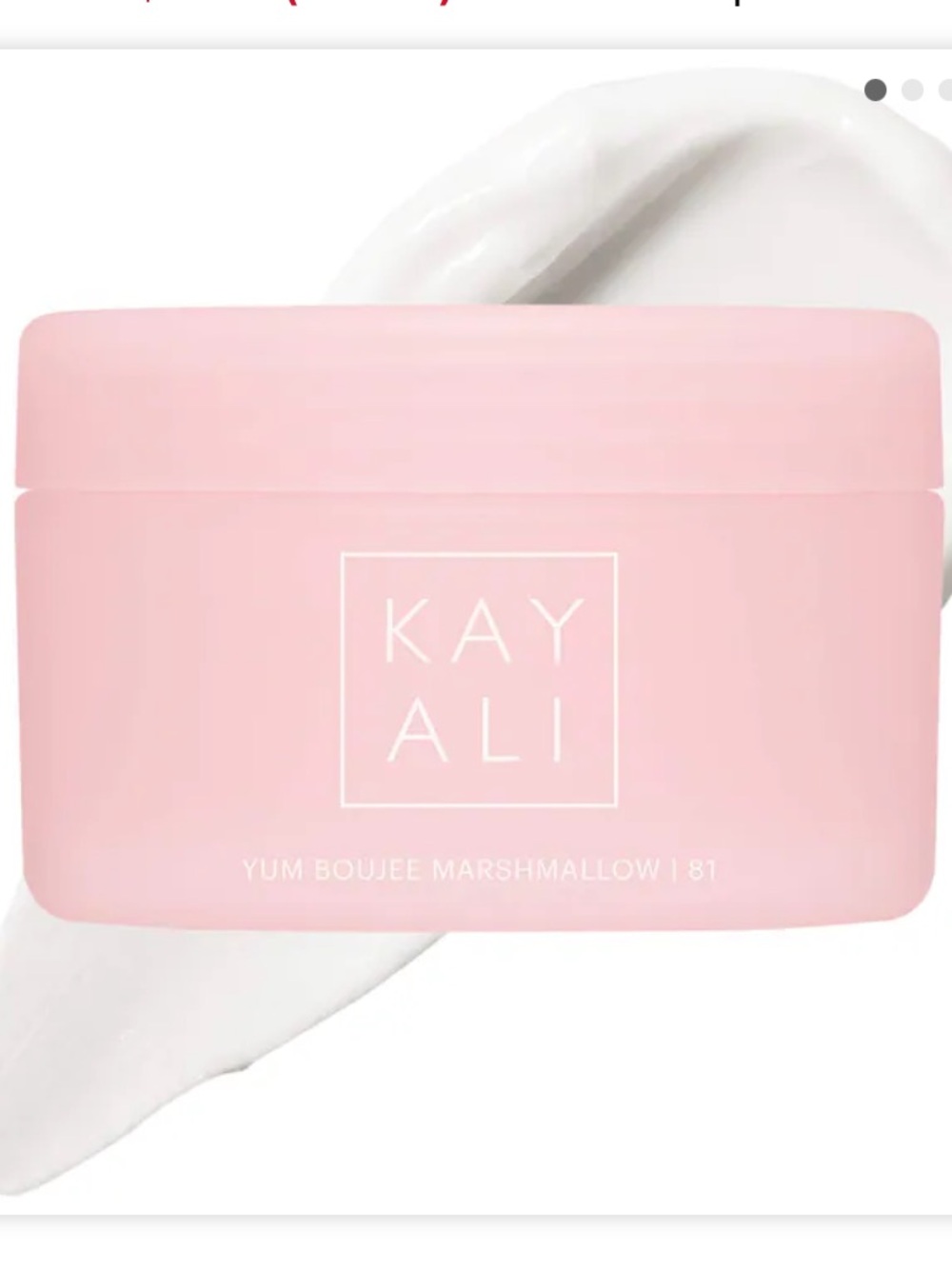 Kayali Yum Boujee Marshmallow Body Cr3am - Pink